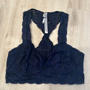 💜Free People Navy Bralette💜